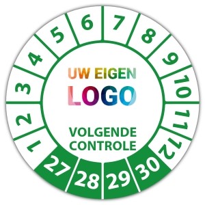 Keuringssticker volgende controle logo