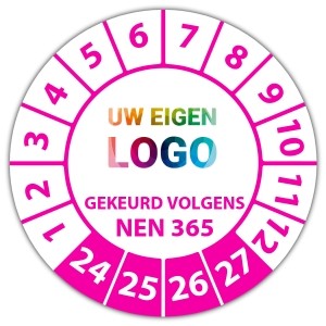 Keuringssticker gekeurd volgens NEN 365 -  logo