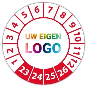Keuringssticker met uw logo - Rookmelder stickers