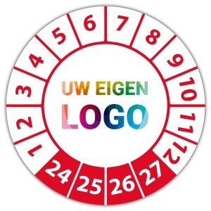 Keuringssticker met uw logo - Rookmelder stickers