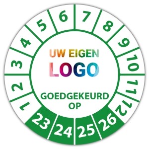 Keuringssticker goedgekeurd op - Goedgekeurd stickers logo