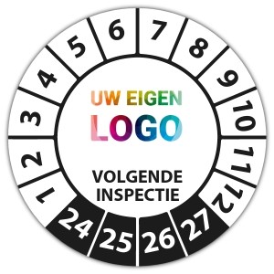 Keuringssticker volgende inspectie - Inspectiestickers logo