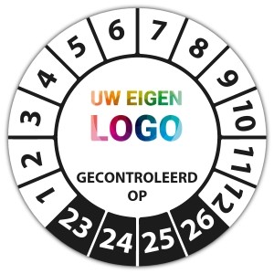 Keuringssticker "gecontroleerd op" logo