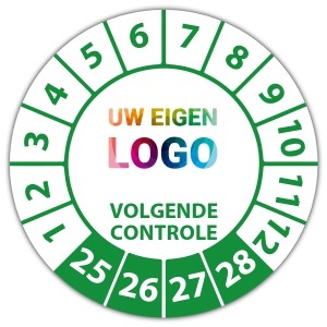 Keuringssticker "volgende controle" logo