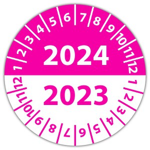 Keuringssticker dubbel jaartal - Keuringsstickers 2023