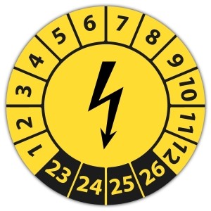 Keuringssticker Elektrische keuringen - Keuringsstickers op rol