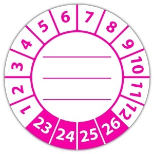 Keuringssticker beschrijfbaar - 