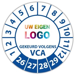 Keuringssticker Ultra Destructable gekeurd volgens VCA - Keuringsstickers Ultra Destructable logo