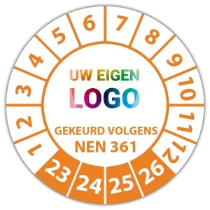 Keuringssticker gekeurd volgens NEN 361 - Keuringsstickers NEN-normen logo