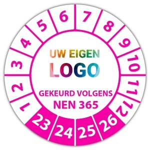 Keuringssticker gekeurd volgens NEN 365 -  logo