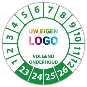 Keuringssticker volgend onderhoud - CV ketel stickers logo
