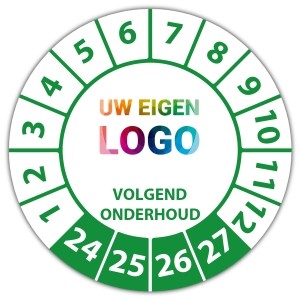 Keuringssticker volgend onderhoud - Onderhoudsstickers logo
