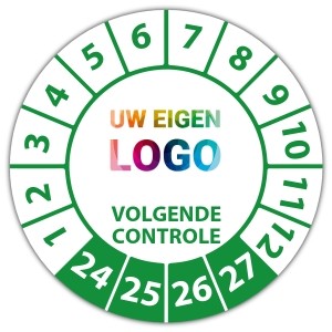 Keuringssticker Ultra Destructable volgende controle - Keuringsstickers op vel logo