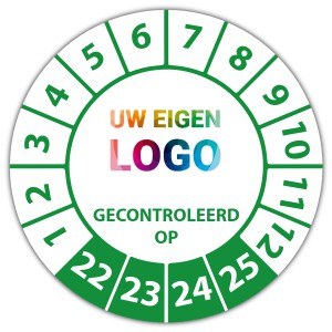 Keuringssticker Ultra Destructable "gecontroleerd op" logo