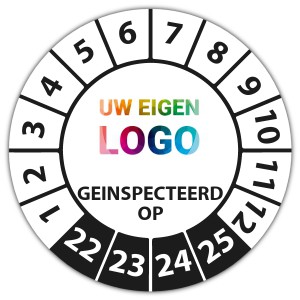 Keuringssticker Ultra Destructable geinspecteerd op - Inspectiestickers logo