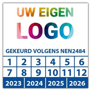 Keuringssticker "gekeurd volgens NEN 2484" logo