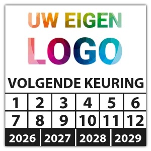 Keuringssticker volgende keuring - Keuring sticker logo