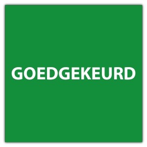 Keuringssticker goedgekeurd (zonder datum) - Keuringsstickers op rol