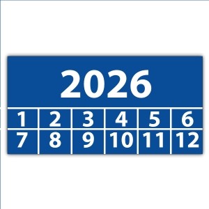 Keuringssticker Ultra Destructable algemeen - Jaartalstickers / Keuringsstickers 2026