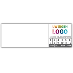 Kabelkeuringssticker gekeurd volgens NEN 3140 -  logo