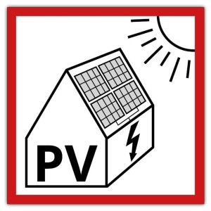 PV Installatiesticker type 1 (NEN1010) - PV stickers