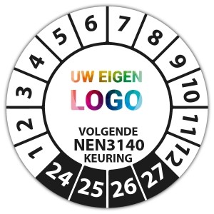 Keuringsstickers NEN 3140