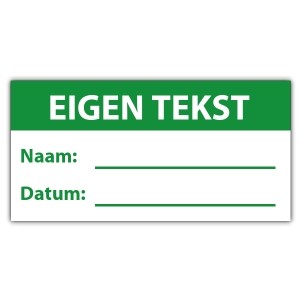 Keuringssticker Ultra Destructable beschrijfbaar - 