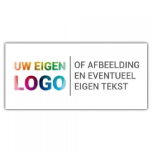 Logo sticker - Rechthoek - Logostickers